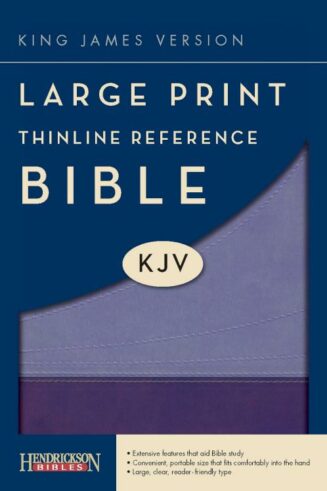 9781598566277 Large Print Thinline Reference Bible
