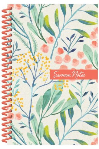 9781643520117 Sermon Notes Journal Floral