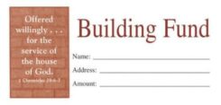 9780805400762 Building Fund Offering Envelopes
