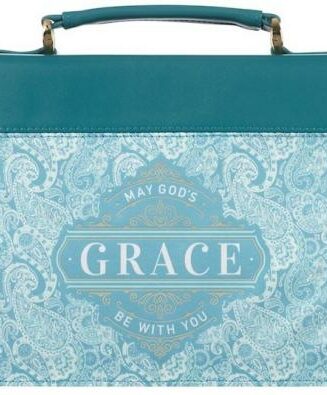 1220000139190 May Gods Grace Be With You Blue Paisley