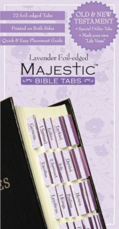 1934770825 Majestic Bible Tabs Foil Edged