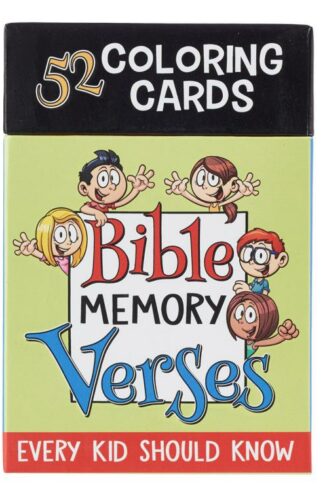 6006937143487 Bible Memory Verses Coloring Cards For Kids