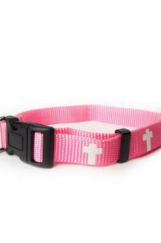 720011900020 Pink Non Padded Cross Collar Small