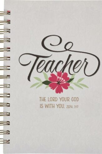9781639523986 Teacher Journal : The Lord Your God Is With You Zehaniah 3:17