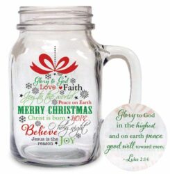 759830226875 Merry Christmas Mason Jar