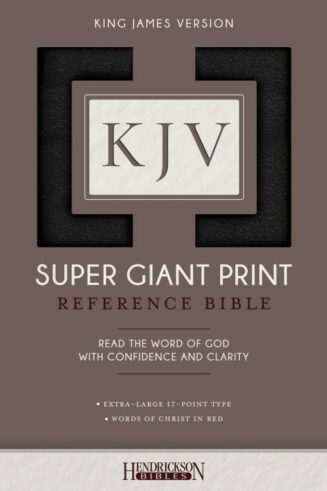9781619709690 Super Giant Print Reference Bible