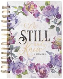 9781642722178 Be Still And Know Large Wirebound Journal Psalm 46:10