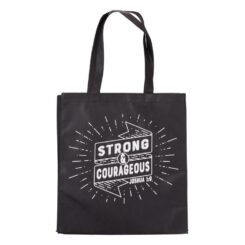 1220000130982 Strong And Courageous Shopping Bag