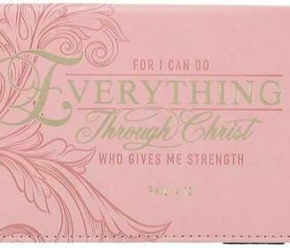 1220000321137 For I Can Do Everything Through Christ Checkbook Cover