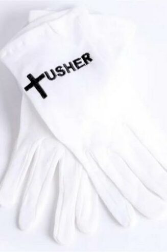 788200504268 Usher Gloves With Black Cross