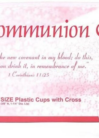 788200564682 Clear Cross Communion Cups 500 Pack