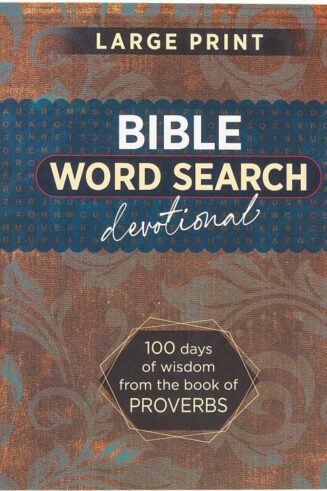 9781424568949 Bible Word Search Devotional Proverbs (Large Type)
