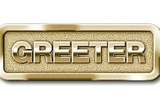 081407006079 Greeter Leadership Badge