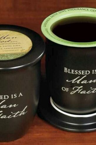 095177544686 Man Of Faith Grace Outpoured Mug And Coaster Set