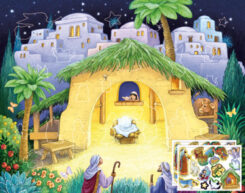 871241000810 Kids Nativity Sticker Advent Calendar