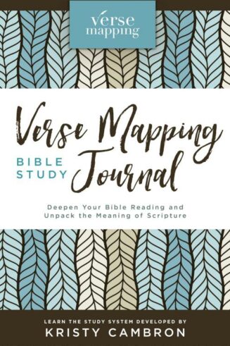 9780310124016 Verse Mapping Bible Study Journal