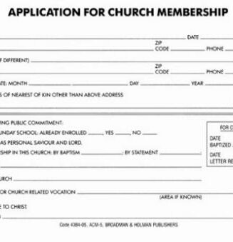 9780805480689 Application For Church Membership