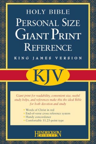 9781598560992 Personal Size Giant Print Reference Bible