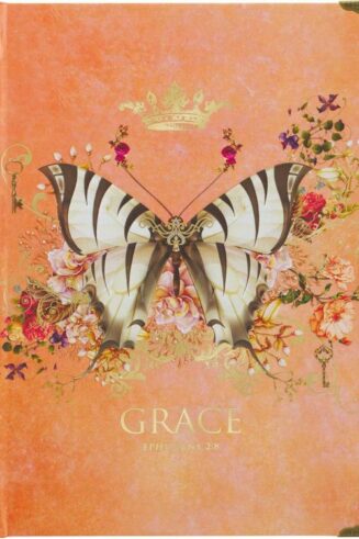 9781639522569 Grace Journal Ephesians 2:8 Orange Butterfly