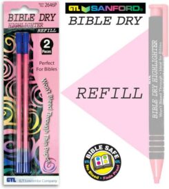 634989264698 Bible Dry Highlighter Pencil Refill 2pack