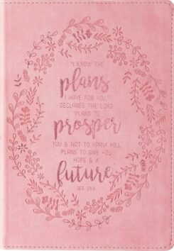 9781432124908 I Know The Plans Slimline LuxLeather Journal Jeremiah 29:11