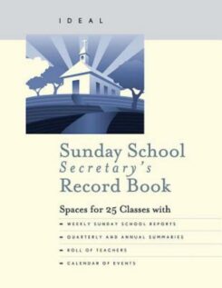 9781426774157 Ideal Sunday School Secretarys Record Book