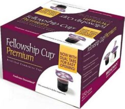 081407481197 Fellowship Cup Premium Prefilled Communion Cups 250 Count Box