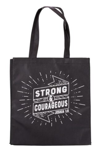 1220000130982 Strong And Courageous Shopping Bag