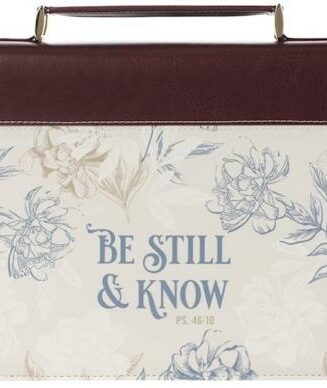 1220000139213 Be Still And Know Tan Floral