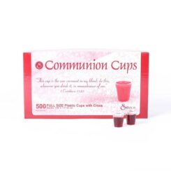 788200564682 Clear Cross Communion Cups 500 Pack