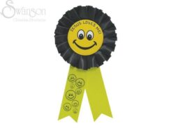 788200788026 Jesus Loves Me Award Ribbon Badge