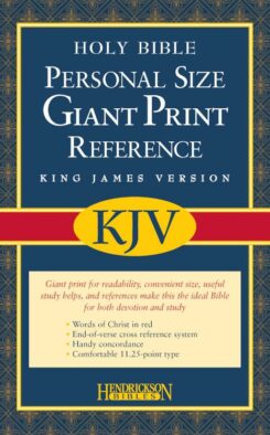 9781598560992 Personal Size Giant Print Reference Bible