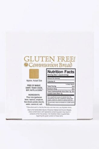 788200565702 Gluten Free Communion Squares