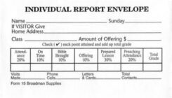 9780805408041 Individual Report Envelope