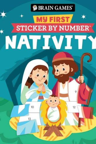 9781639387489 My First Sticker By Number Nativity