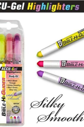 634989895786 Bible Hi Glider Accu Gel Highlighter 3 Pack