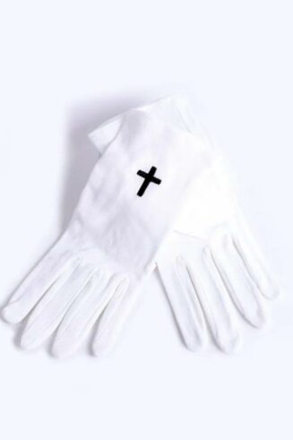 788200504077 Usher Gloves With Black Cross