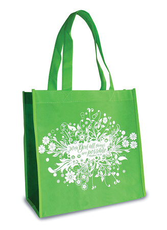 759830227315 All Things Are Possible Eco Tote