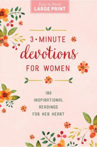9798891511156 3 Minute Devotions For Women Large Print (Large Type)