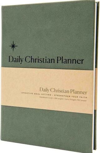 0795847921419 Daily Christian Planner Green