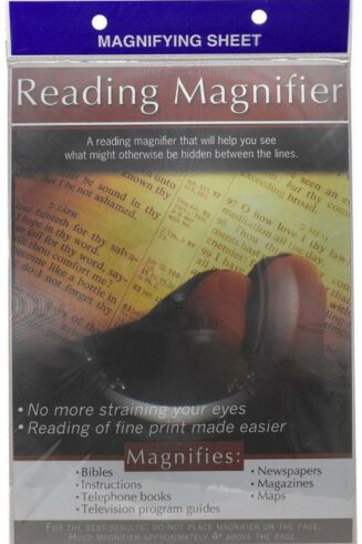 6006937014213 Large Full Page Magnifying Sheet Bookmark