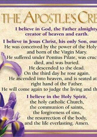 9789901983094 Apostles Creed Wall Chart