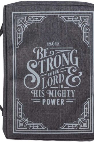 1220000136434 Men/Women's Bible Cover Strong in The Lord Ephesians 6:10