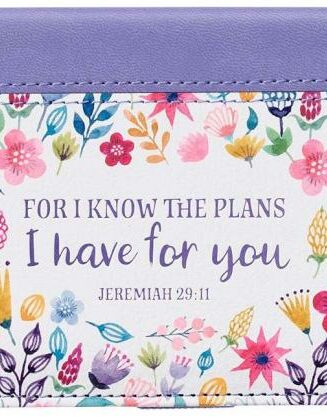 1220000137370 For I Know The Plans I Have For You Faux Leather Checkbook Jeremiah 29:11
