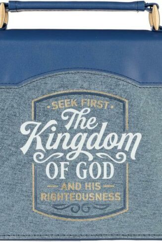 1220000321274 Vegan Leather Fashion Bible Cover Carry Case for Women: Seek First the Kingdom o